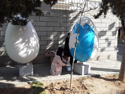 اجرای رویداد تخم مرغ های نوروزی در شمال شرق تهران