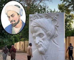 واکنش‌ طنز کاربران به طراحی و نصب المان سعدی در شیراز