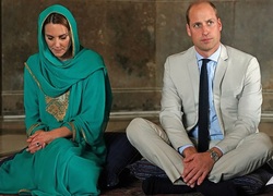 عروس ملکه انگلیس با حجاب در کنار شاهزاده ویلیام + تصاویر