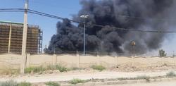 آتش سوزی در نیروگاه شهید مدحج اهواز