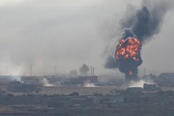 انفجار در مقر شبه نظامیان تحت حمایت آمریکا در سوریه