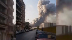مرگ دلخراش یک مرد حین فیلم گرفتن از انفجارهای بیروت + فیلم