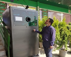 دو دستگاه دریافت هوشمند پسماند در تهران نصب شد