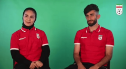 ماجرای جالب ازدواج زوج فوتبالی ایران + فیلم