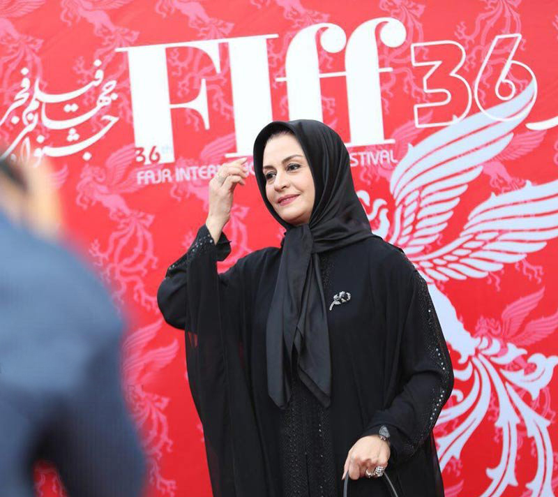 تیپ مریلا زارعی در جشنواره فیلم فجر +عکس