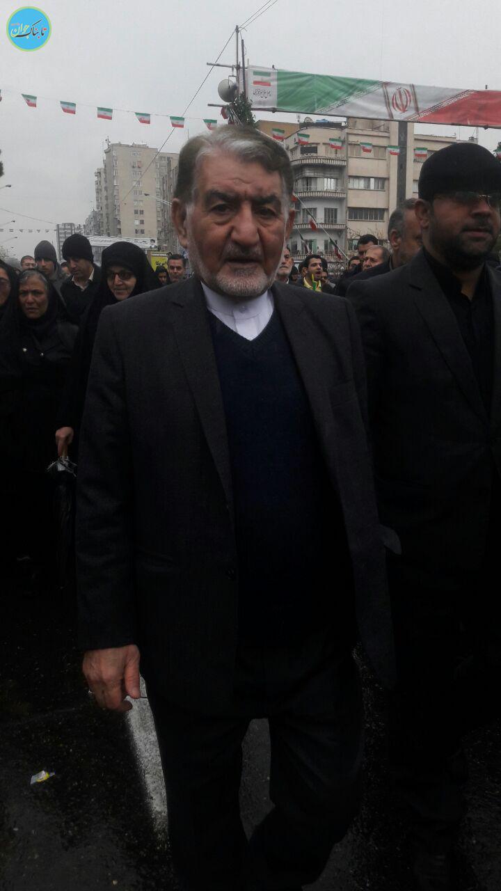 چهره ها و شخصیت ها در راهپیمایی امروز+ تصاویر