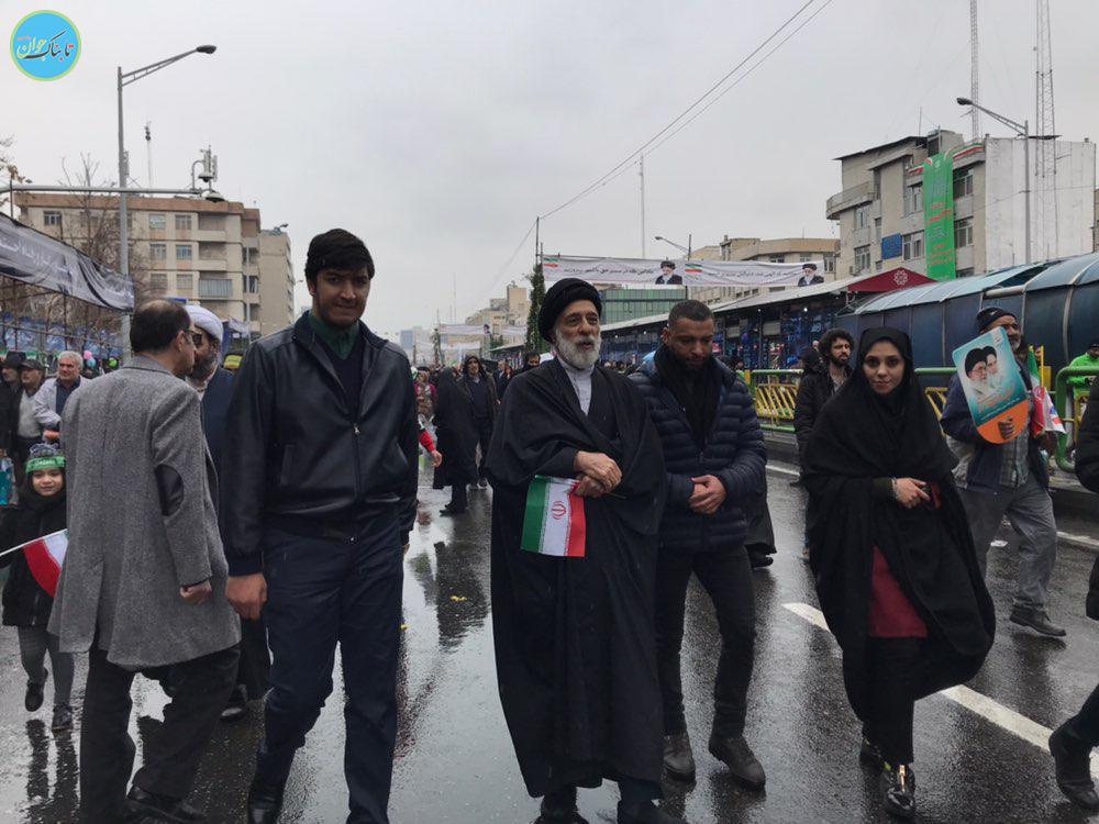 چهره ها و شخصیت ها در راهپیمایی امروز+ تصاویر