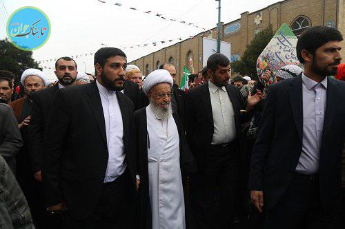 چهره ها و شخصیت ها در راهپیمایی امروز+ تصاویر