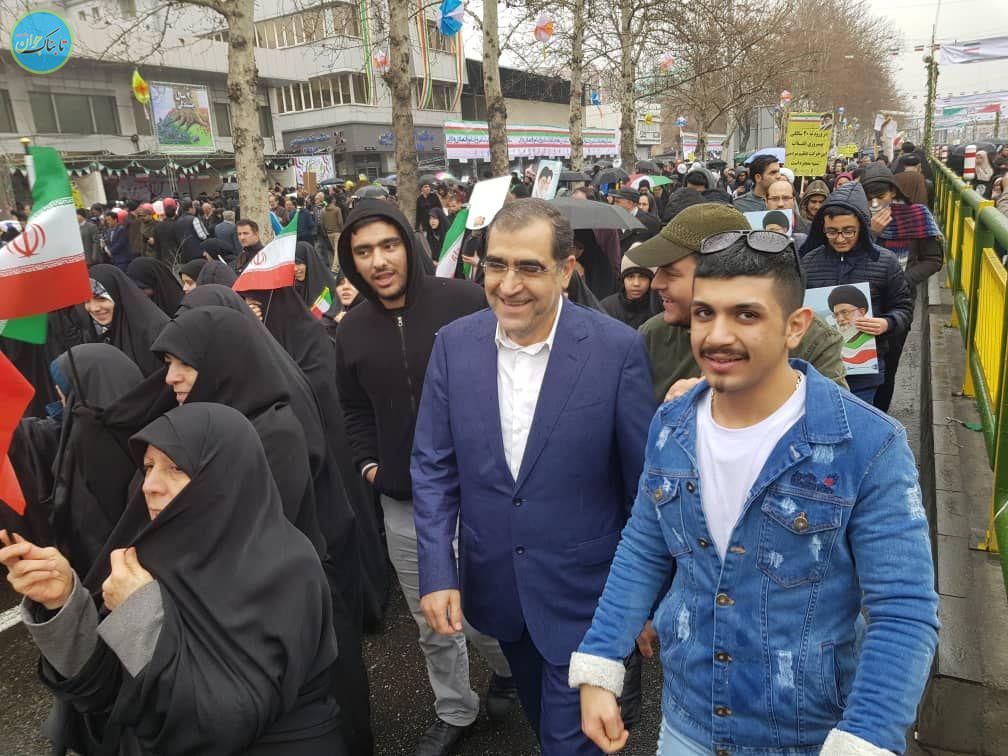 چهره ها و شخصیت ها در راهپیمایی امروز+ تصاویر