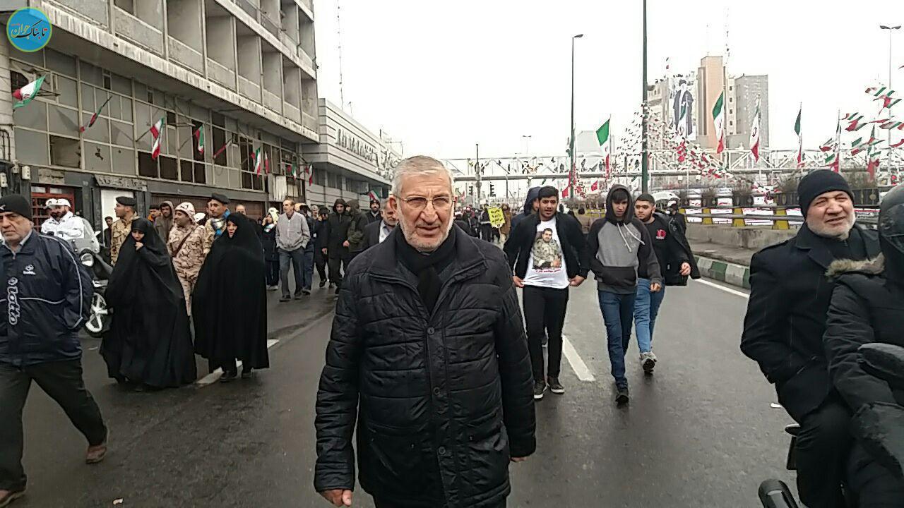 چهره ها و شخصیت ها در راهپیمایی امروز+ تصاویر