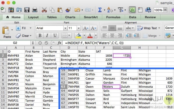 آموزش ۵ روش جستجو ساده، پیشرفته و حرفه‌ای در اکسل