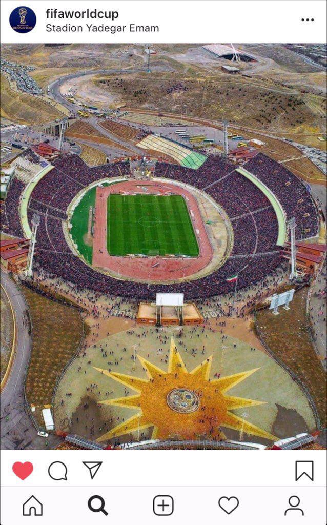 بازتاب جهانی عکس های هوایی استادیوم پٌر تراکتور