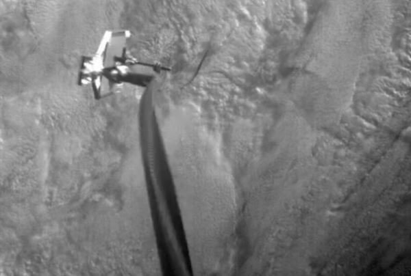 شکار زباله های فضایی با نیزه موفقیت آمیز بود شکار زباله های فضایی با نیزه موفقیت آمیز بود