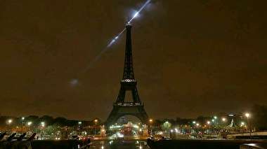 خاموشی ایفل به احترام قربانی مسلمان نیوزلندی/تصویر