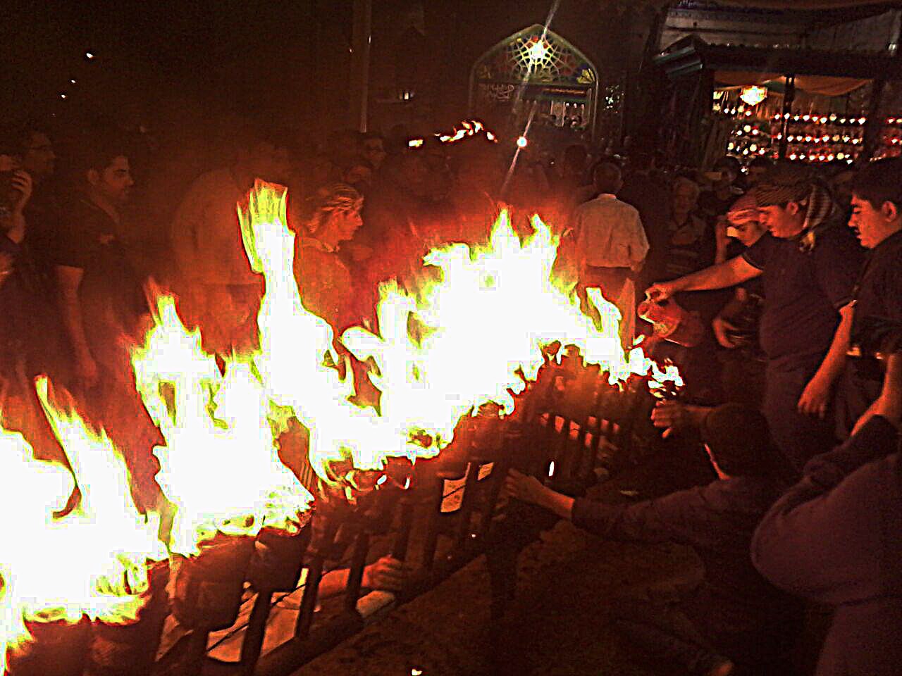 مراسم روز تاسوعا و عاشورا در دولت آباد شهر ری