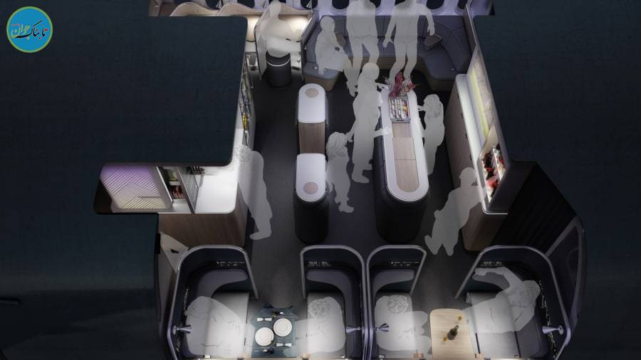 عجیب‌ترین هواپیمای دنیا با امکاناتی باورنکردنی برای مسافران + تصاویر