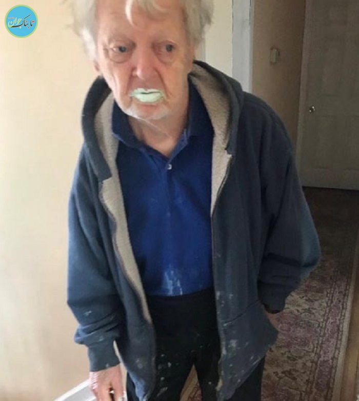 علاقه زیاد به لبنیات کار دست پیرمرد ۹۰ ساله داد +عکس