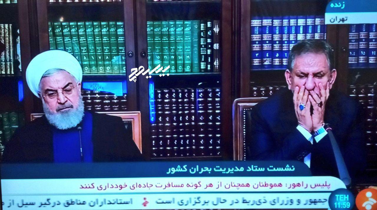 تشکر ویژه روحانی از بچه های سپاه!!