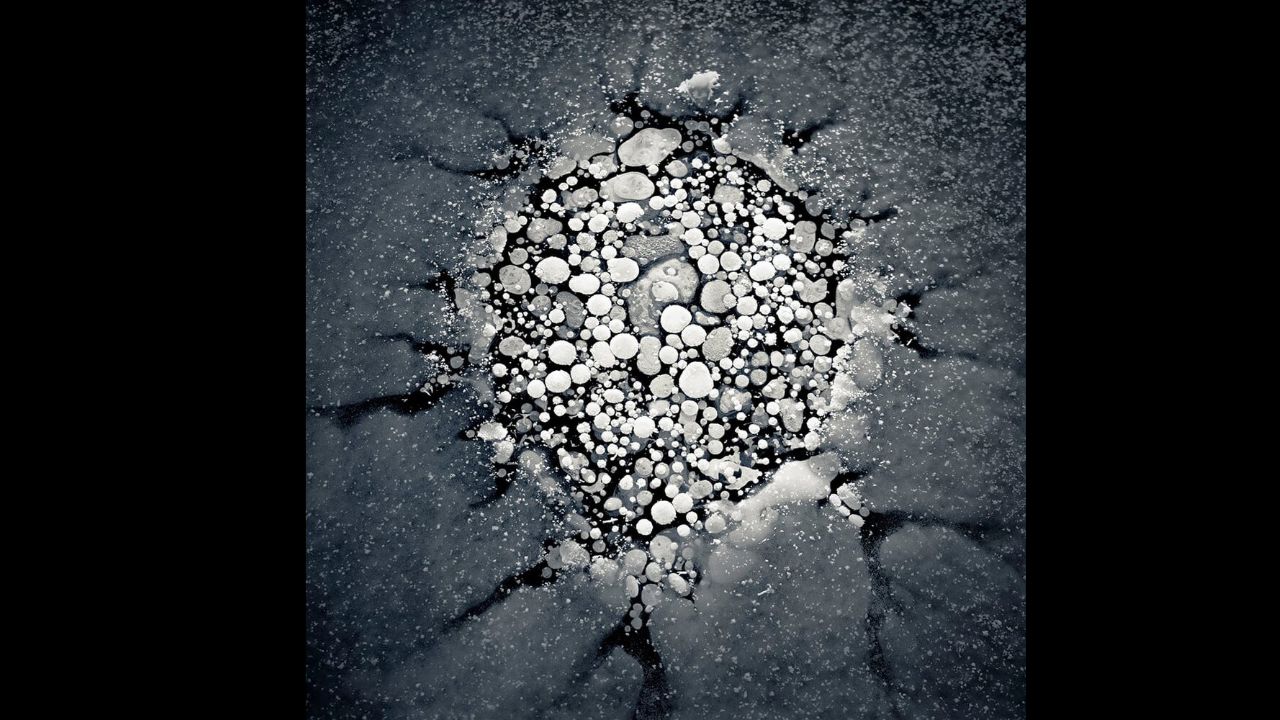  حباب‌های یخ‌زده متان