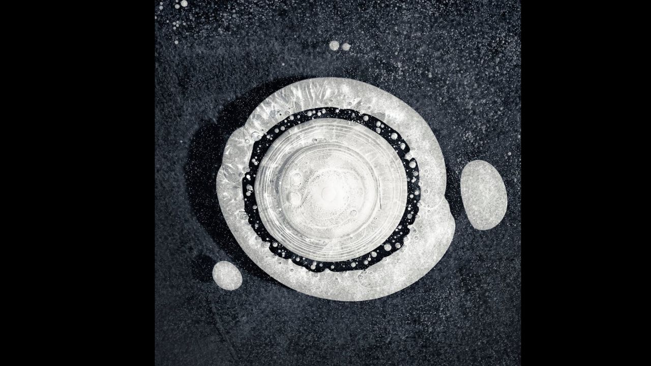  حباب‌های یخ‌زده متان