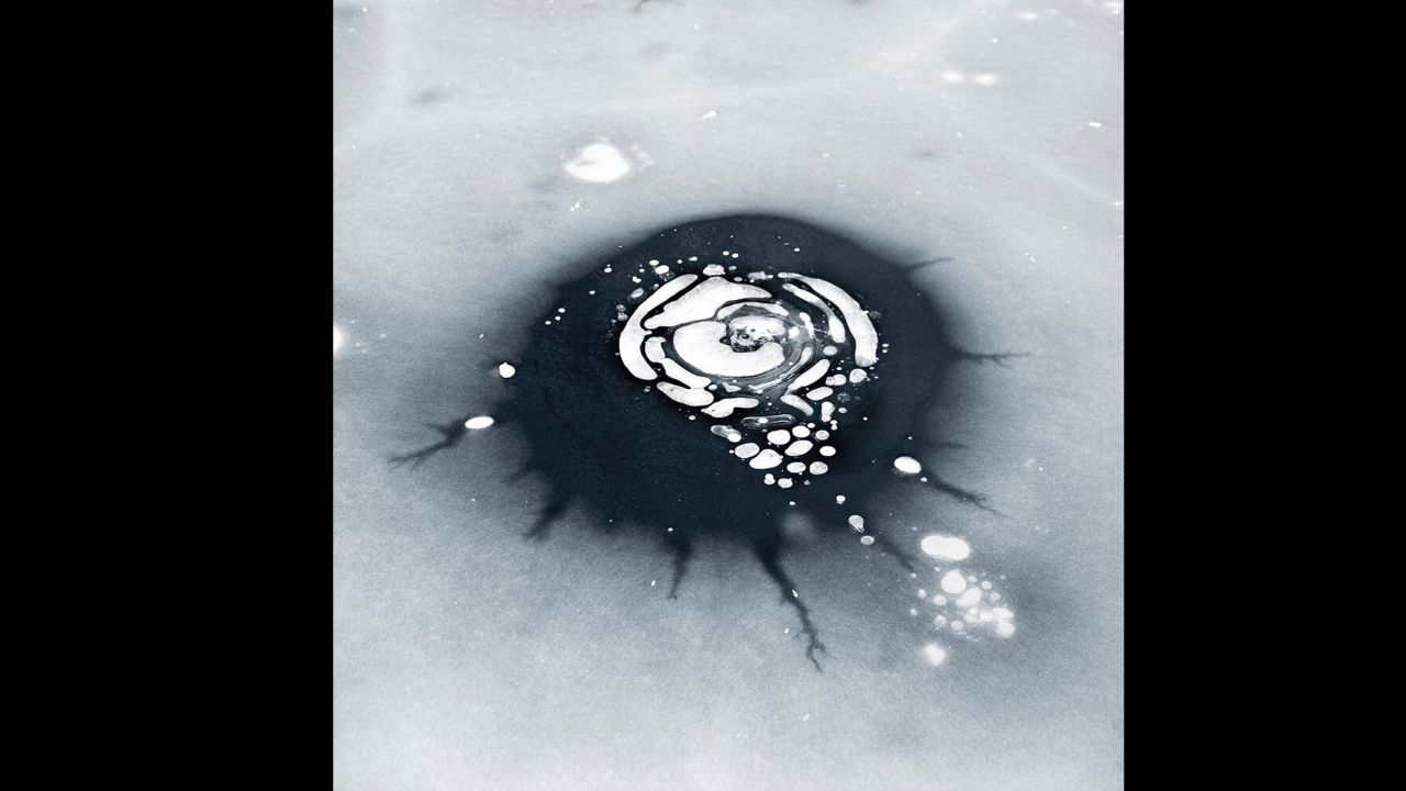  حباب‌های یخ‌زده متان