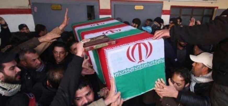 تشیع پیکر سردار قاسم سلیمانی و دیگر شهدای حمله تروریستی آمریکا