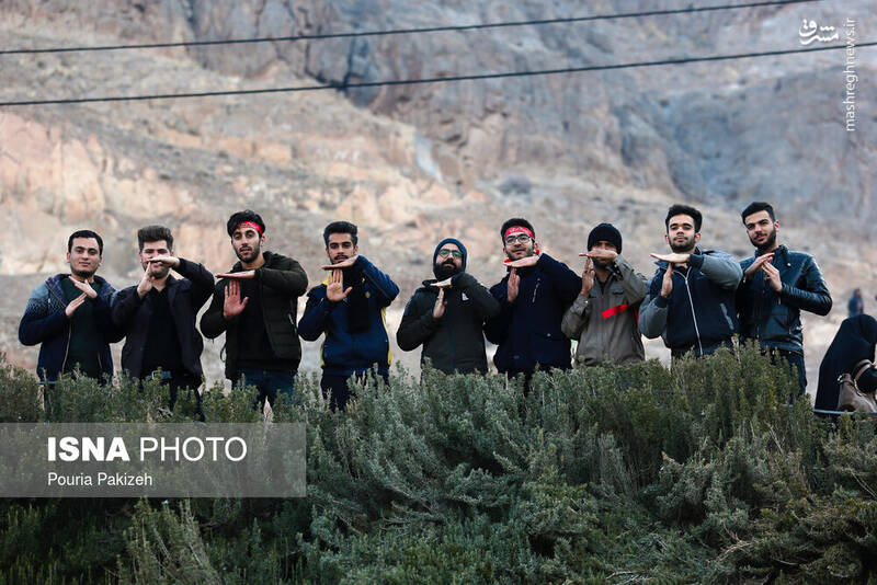 واکنش جالب جوانان کرمانی‌ به سخنان سیدحسن نصرالله + عکس