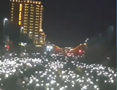 ساخت صحنه‌ای زیبا توسط مشهدی ها + فیلم