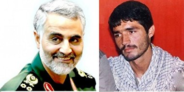 شهیدی که حاج قاسم وصیت کرد کنار او به خاک سپرده شود