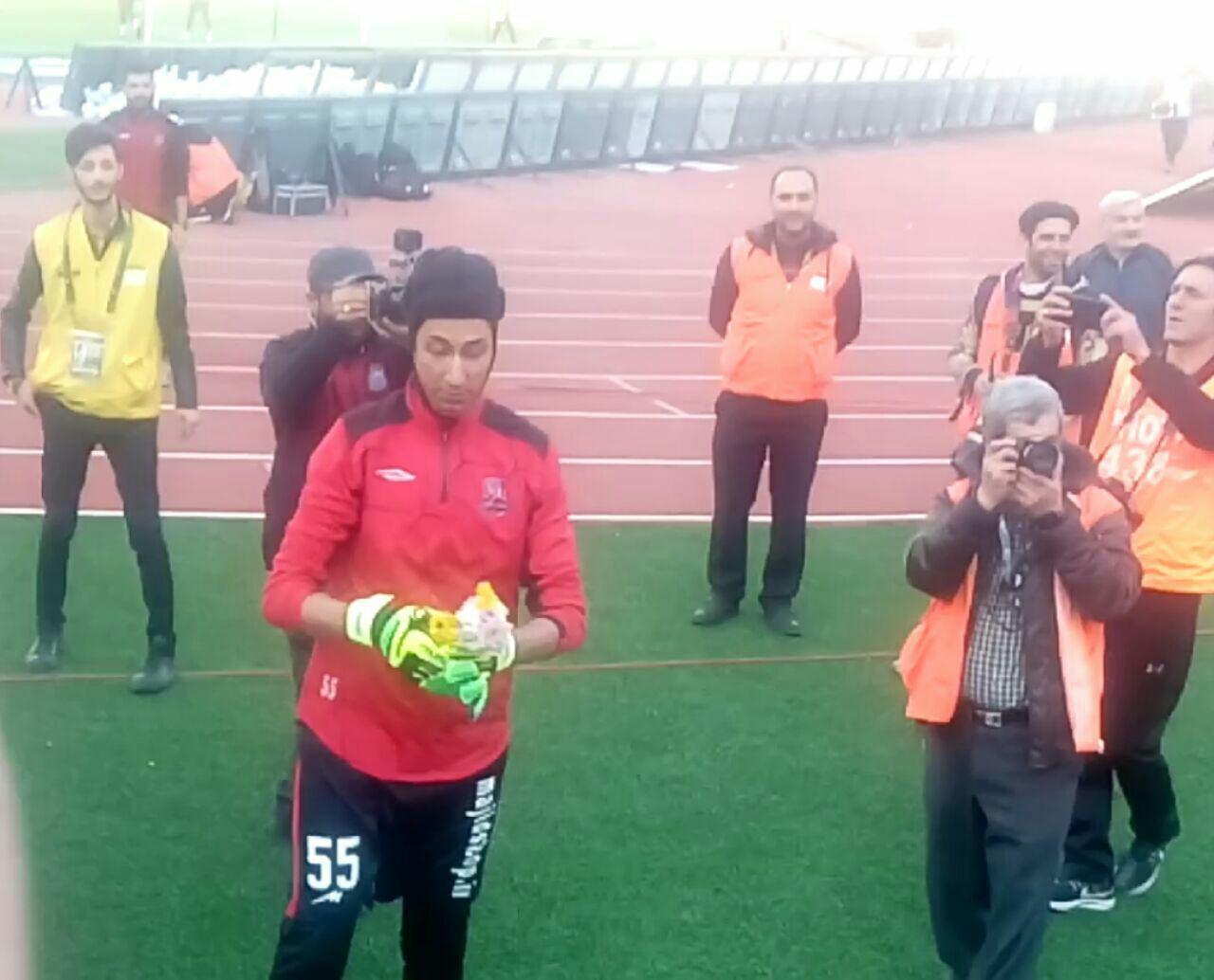 حضور عوامل سریال پایتخت در هتل محل اقامت تیم نساجی 