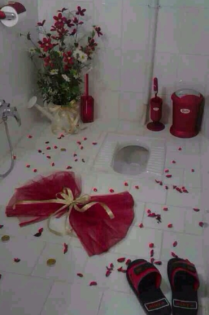 تزیین سرویس بهداشتی عروس