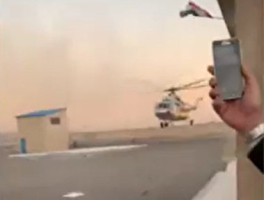 وقتی بالگرد وزیر نیرو همه چیز را به هم می ریزد + فیلم