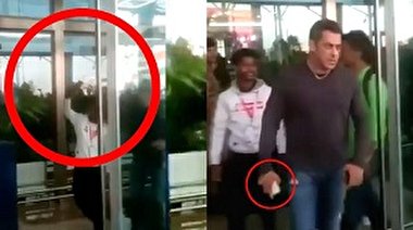 برخورد عجیب سلمان خان با طرفدارش +فیلم