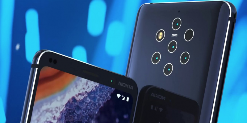 ۵. نوکیا ۹ پیور ویو (Nokia ۹ PureView)