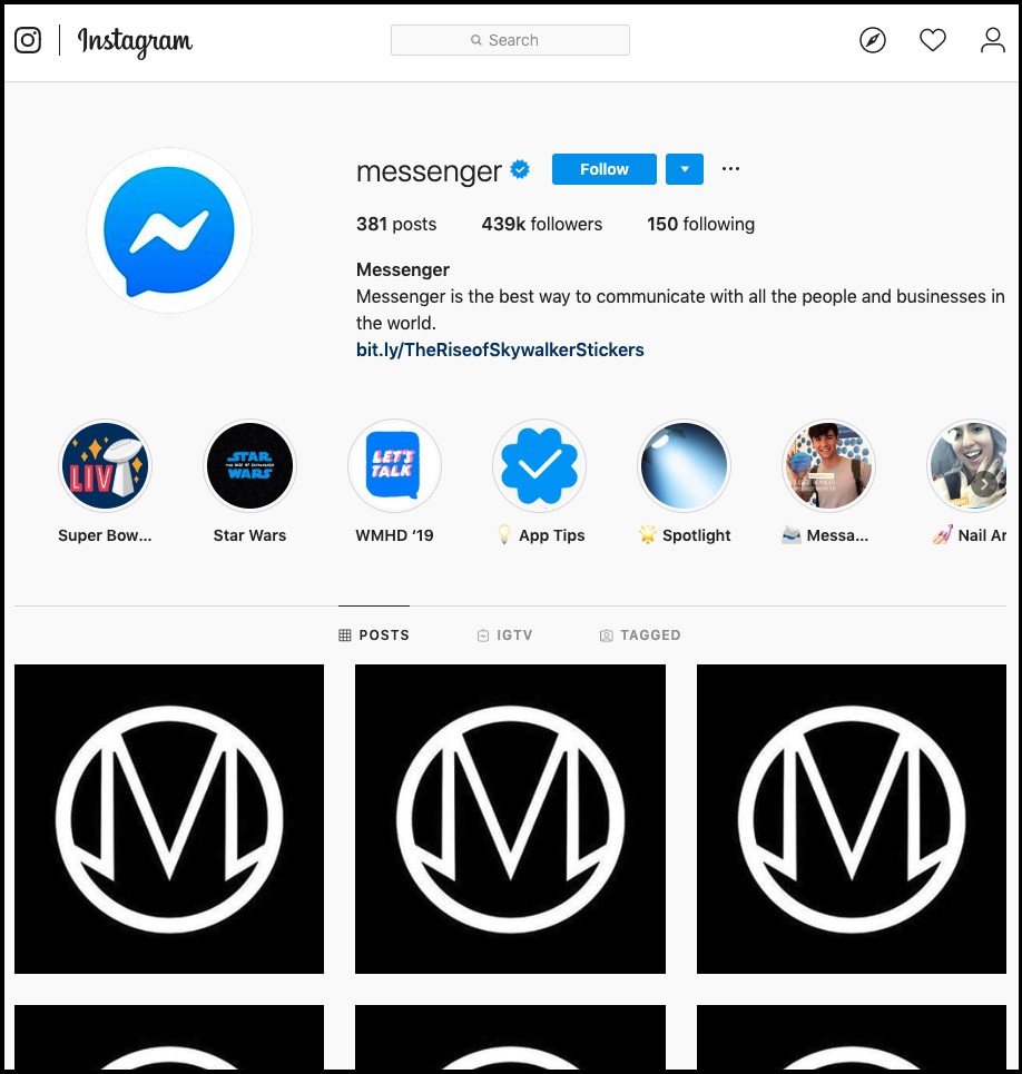 هک شدن صفحات کاربری فیسبوک و مسنجر در توئیتر و اینستاگرام