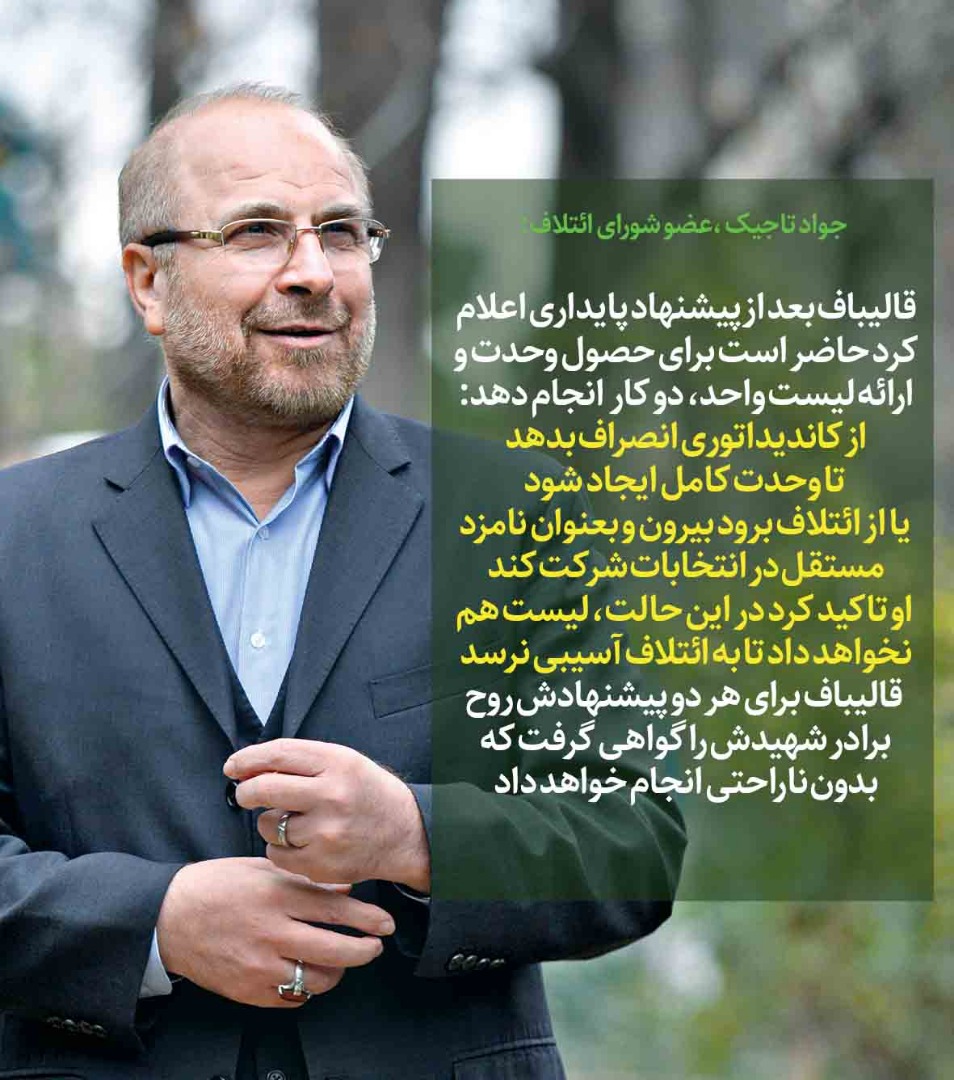 محمدباقر قالیباف نامزد انتخابات مجلس