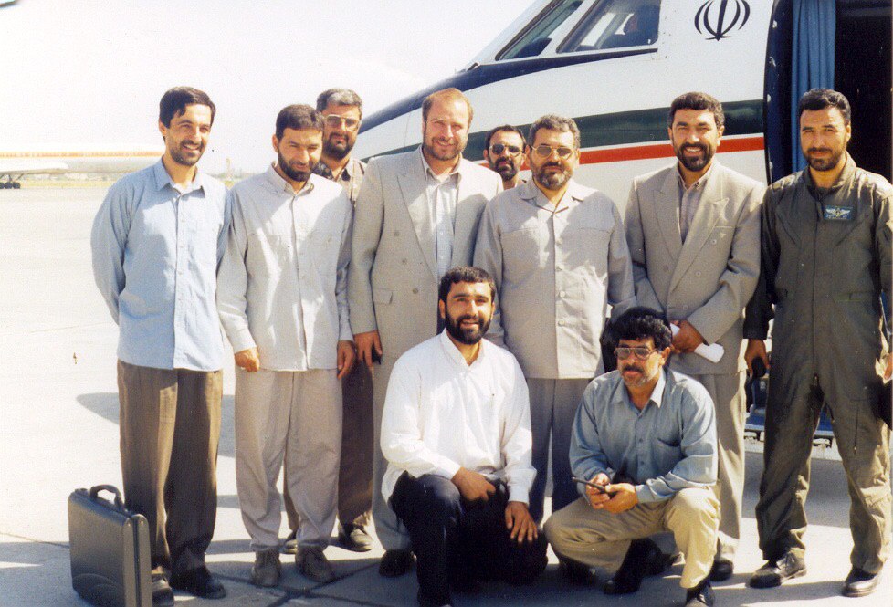 عکس منتشر نشده از شهید تهرانی مقدم و سردار حاجی‌زاده