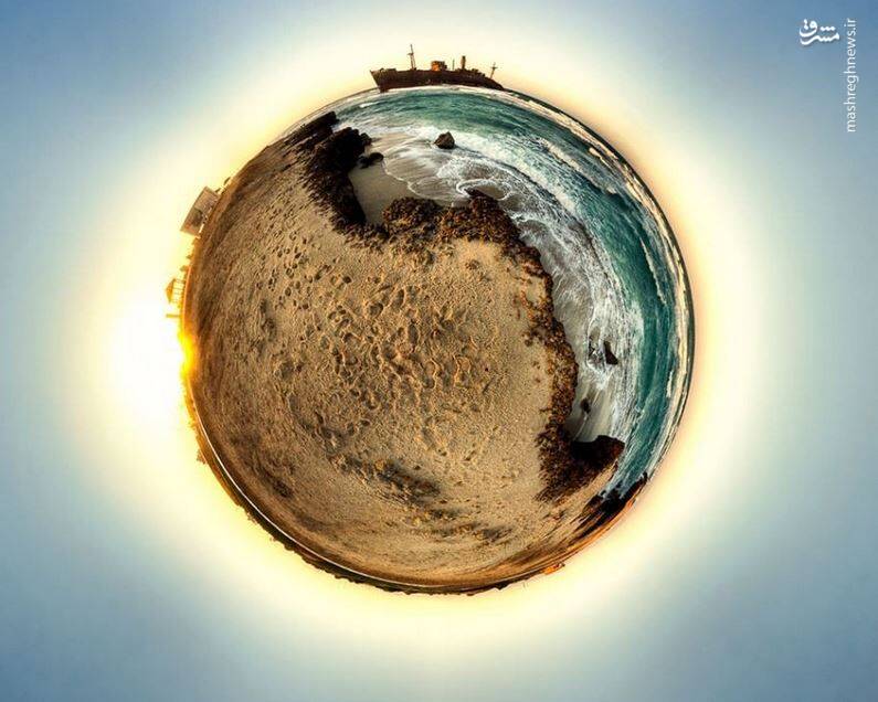 تصویر ۳۶۰ درجه زیبا از جزیره کیش