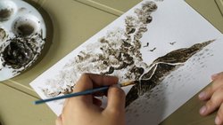 خاکستر آتشفشان‌های فیلیپین اثر هنری شد