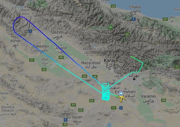 مشکل فنی در هواپیمای تهران استانبول