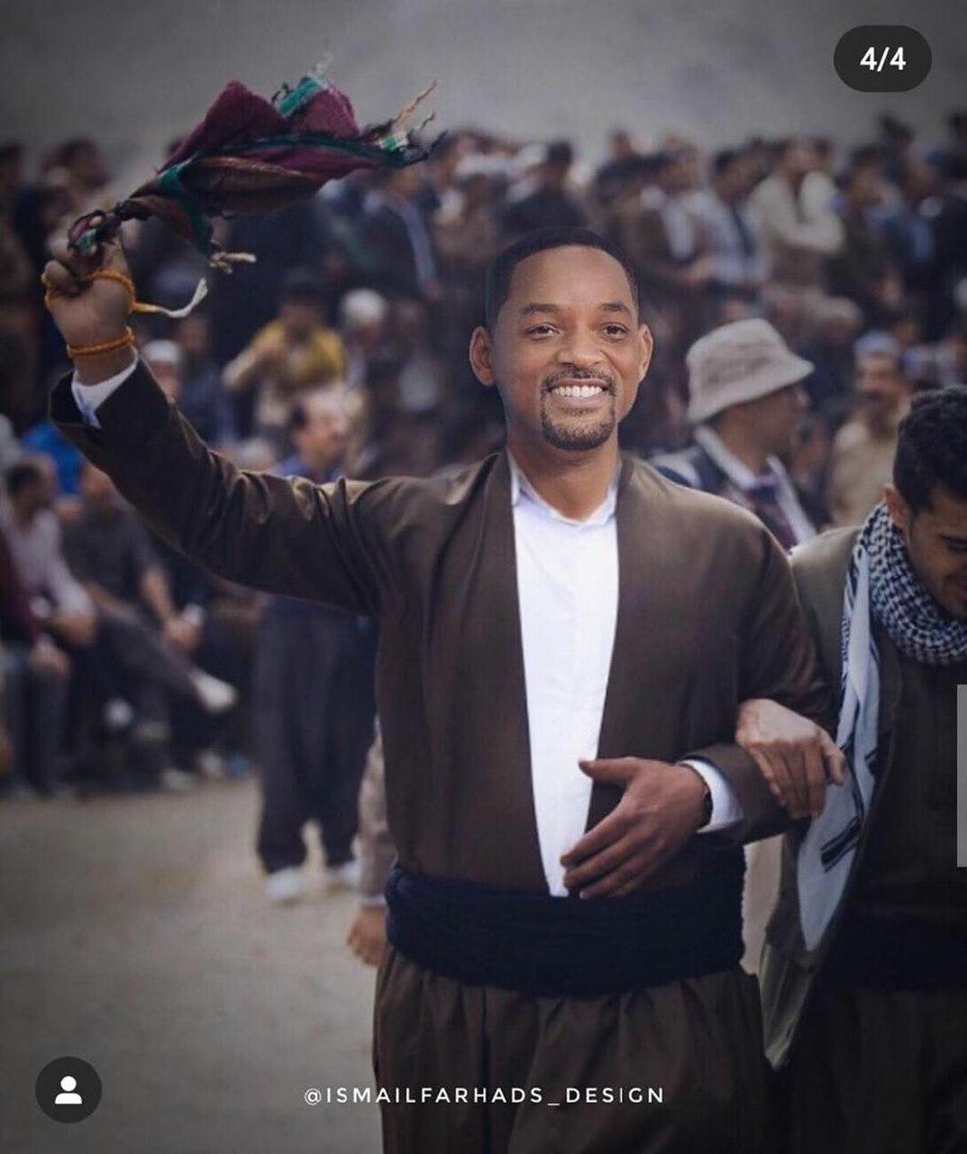 تصاویری از ستاره‌های مشهور هالیوود با لباس کردی