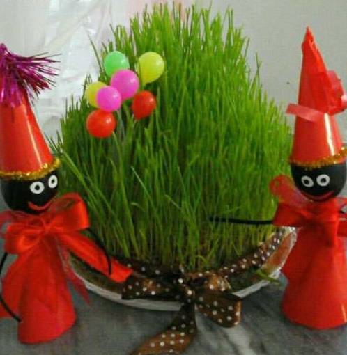 ساخت عروسک حاجی فیروز برای سفره هفت سین ساخت عروسک حاجی فیروز برای سفره هفت سین