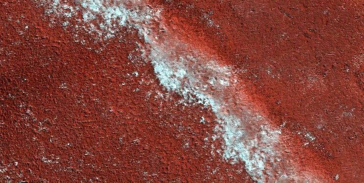 از یخ در مریخ