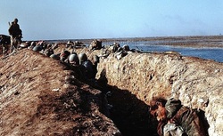 تصویری از شهدای عراقی در عملیات کربلای ۵