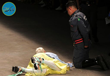 مرگ ناگهانی مدل برزیلی حین راه رفتن روی سن! +فیلم