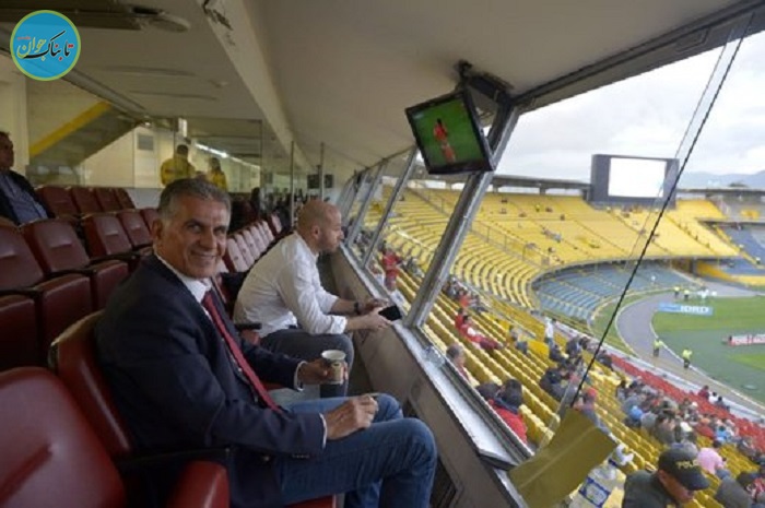 تصویری از کی‌روش که دقایقی فوتبالی‌ها را سرکار گذاشت