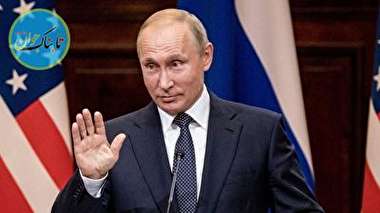 زمین خوردن رئیس جمهور روسیه در زمین هاکی + فیلم