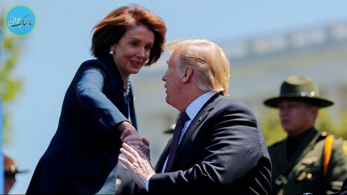 ترامپ اینبار نانسی پلوسی را تهوع آور خواند!