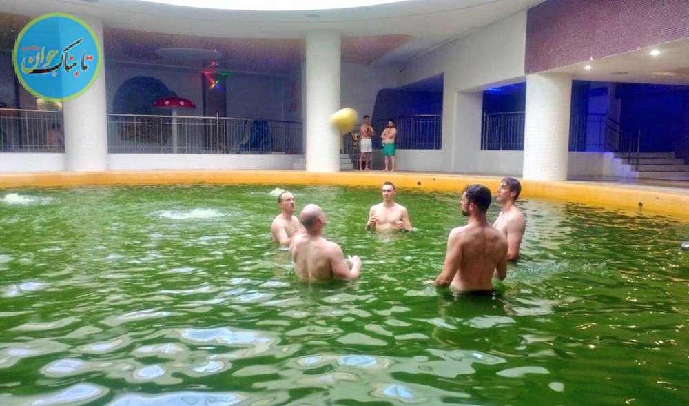 اعضای تیم ملی والیبال استرالیا در آب‌گرم سرعین+ عکس