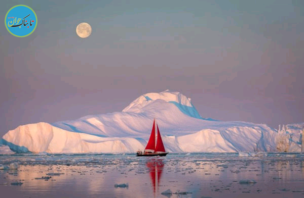 قایق بادبانی در عکس روز نشنال جئوگرافیک